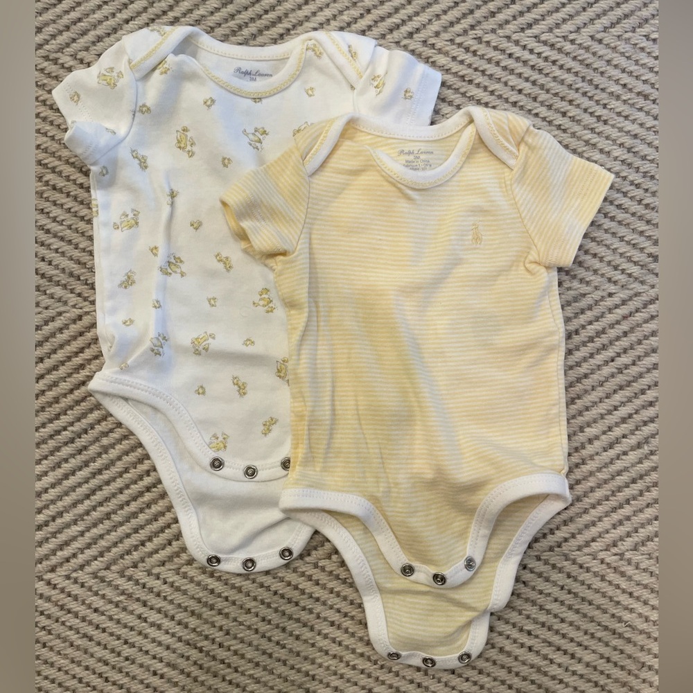 Polo Gender neutral baby onesies